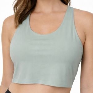 Forlest Racerback High Impact Sports Bra in Pistachio Green Size 5X